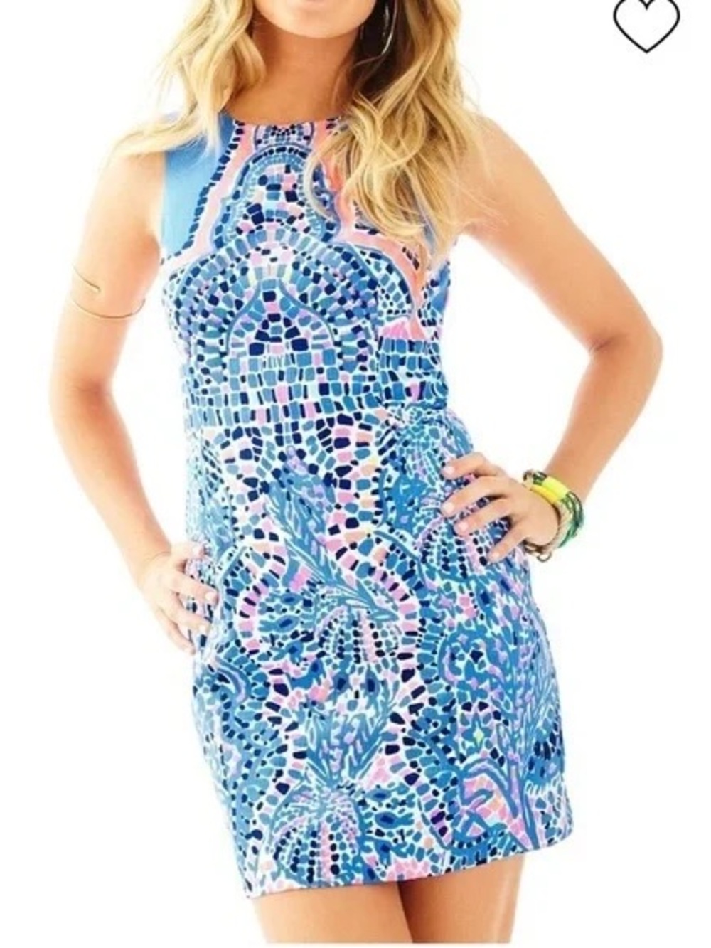 Lilly Pulitzer Tic Tac Tile Mila Shift Dress